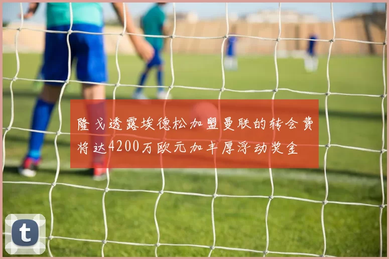 隆戈透露埃德松加盟曼联的转会费将达4200万欧元加丰厚浮动奖金